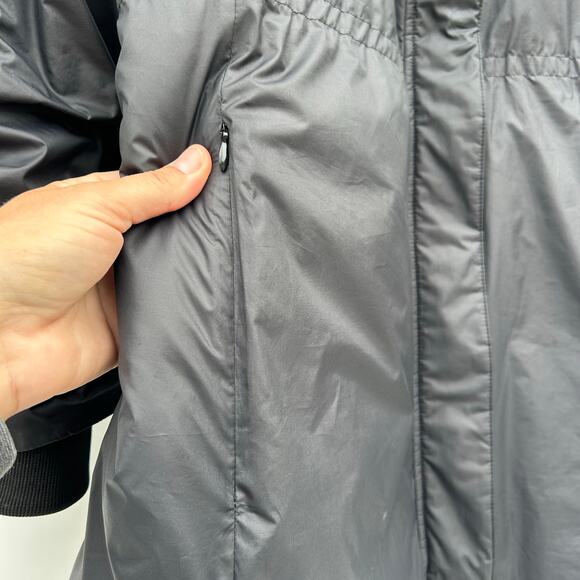 M. M. Lafleur Padma Puffer Jacket Coat Down Black Puffy Large Cinched Full Zip - Picture 9 of 14